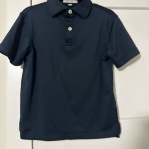 Boys Peter Millar Kids Polo Shirt in Deep Blue